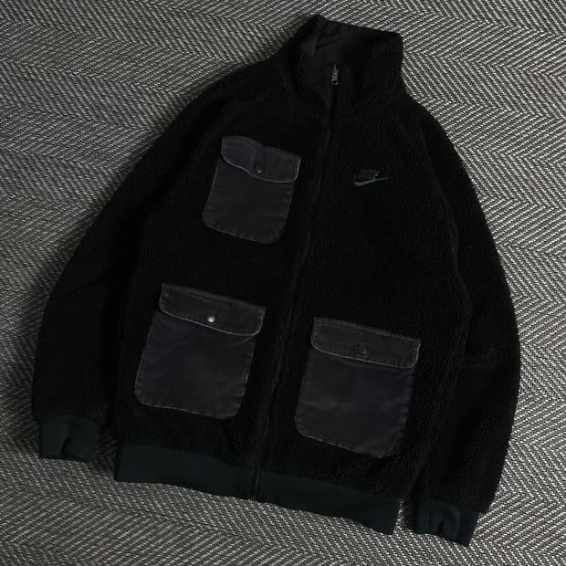 나이키 양면 쉐르파 나일론 유틸리티 자켓y 3237
