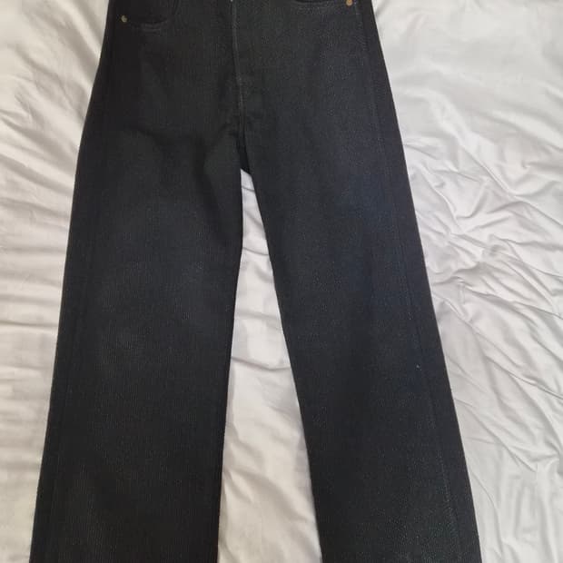 키바타 Sashiko Pants Old Black 2사이즈