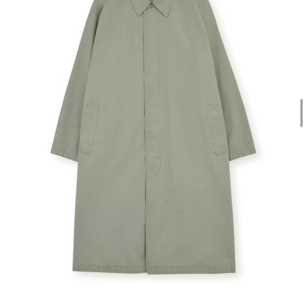 브라운야드 워시드 트렌치 코트 올리브 그레이 3사이즈