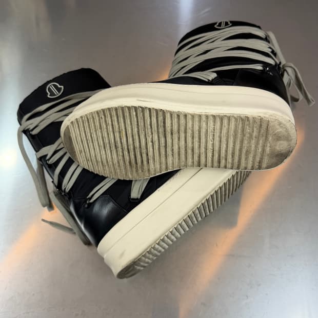 몽클레어 릭오웬스 빅락 부츠 42