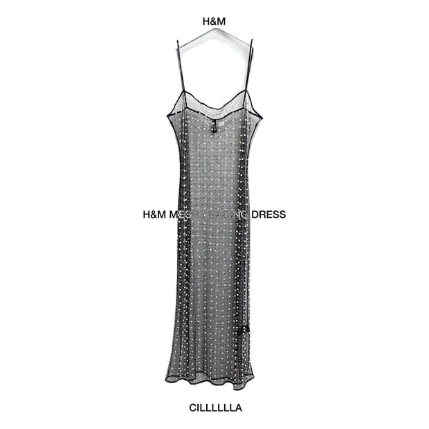 H&M Mesh beading dress 메쉬 비딩 드레스