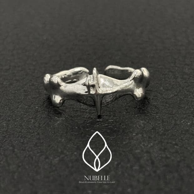 🌗 Twinkle star ring / 트윙클 별 실버 반지