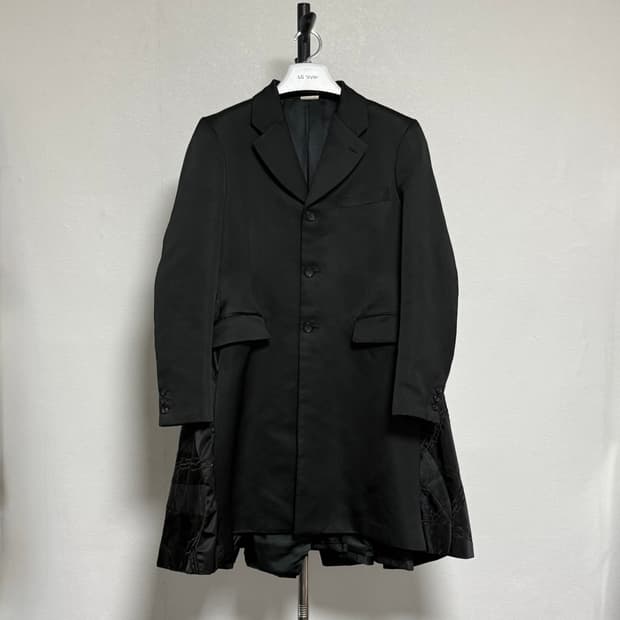 23ss 꼼데가르송 옴므플러스 새틴 패치워크 자켓 m