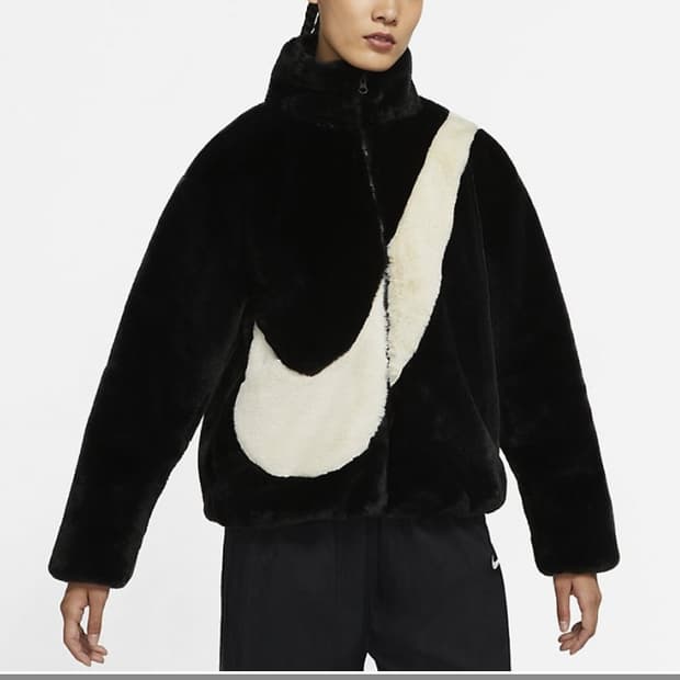 나이키 퍼 자켓 