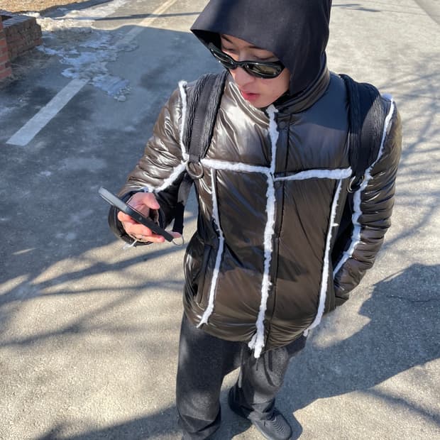 마르지엘라 시어링 패딩(46 사이즈)