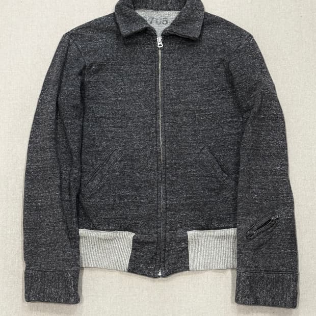 캐피탈 스웻 집업 자켓