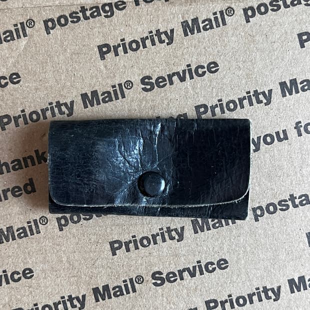 90s vtg Leather Key Holder
