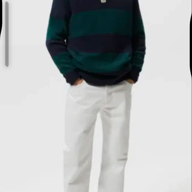 자라 스트라이프 니트