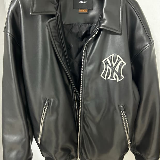 MLB 레더 점퍼 M