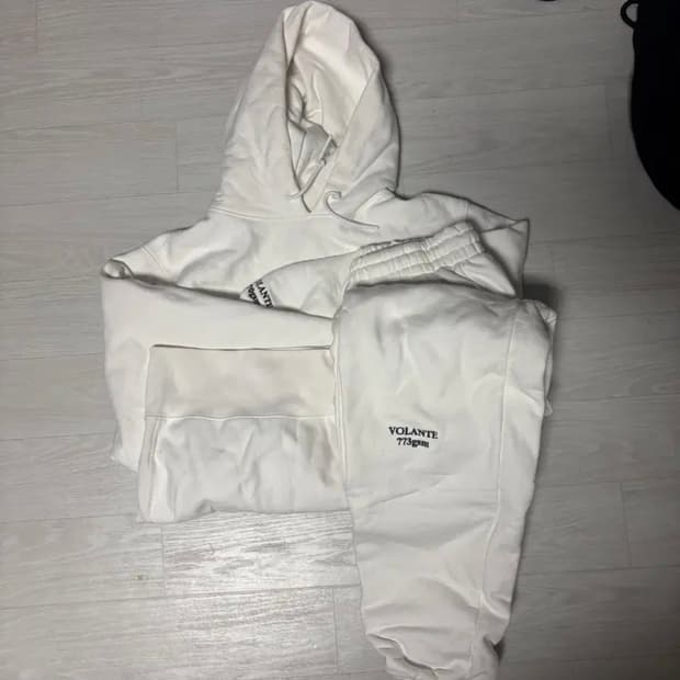 볼란테 / 화이트 스웻 셋업 / 3 2