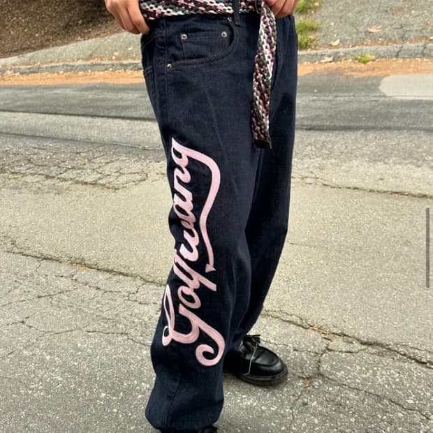 골프왕 Golf Wang 데님 바지