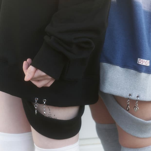 오스하이 oshigh Key Rings Sweatshirt Blue