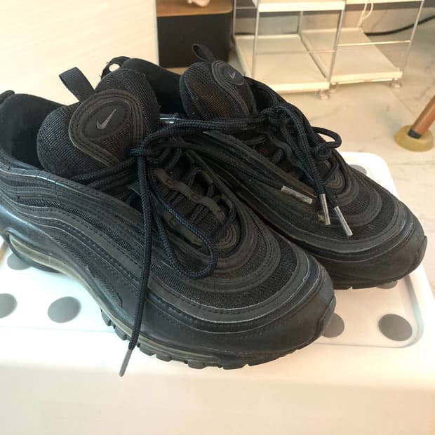 나이키 에어맥스97 트리플 블랙 다크 그레이 240-245