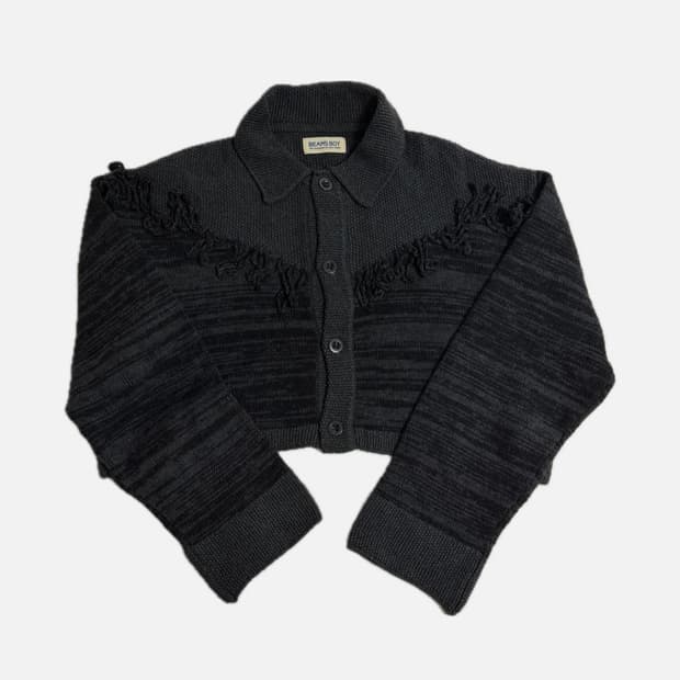 BEAMS BOY 빔즈 보이 CROP CARDIGAN 크롭 가디건