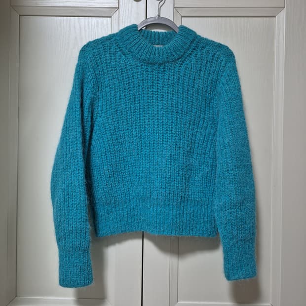 모헤어니트(터콰이즈 블루)