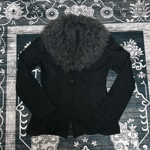 Phython fur jacket vkei v-kei