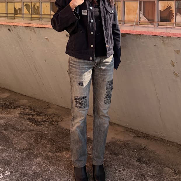 마리떼 프랑소와 저버 나일론 트러커자켓