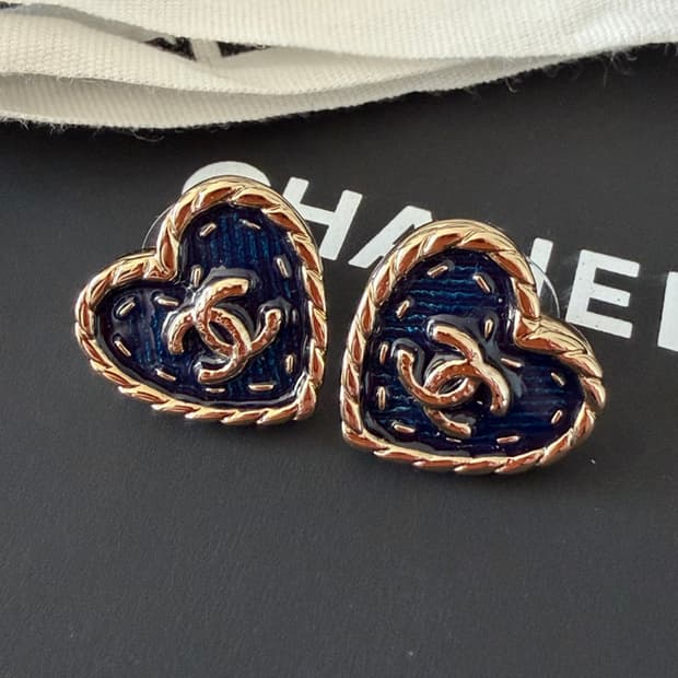 샤넬데님귀걸이