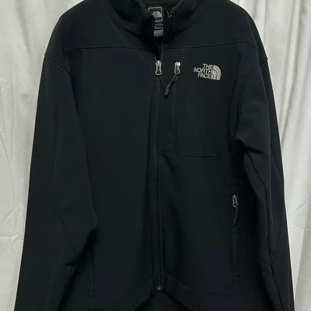 no.150 노스페이스 블랙 소프트쉘 자켓 xl