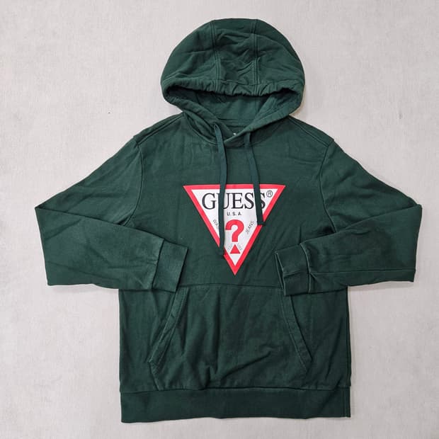 M 게스 빅로고 후드티 0305Y