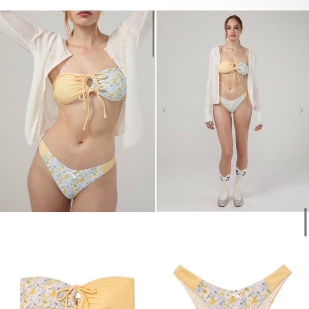글로니 BOW BIKINITOP(LEMONSQUEEZE)