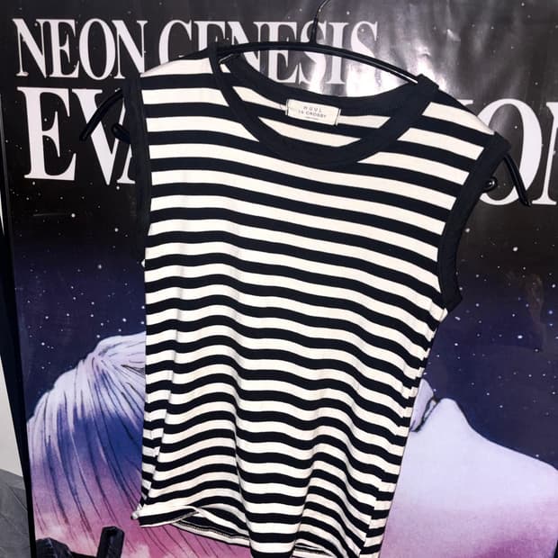 STRIPE SLEEVELESS