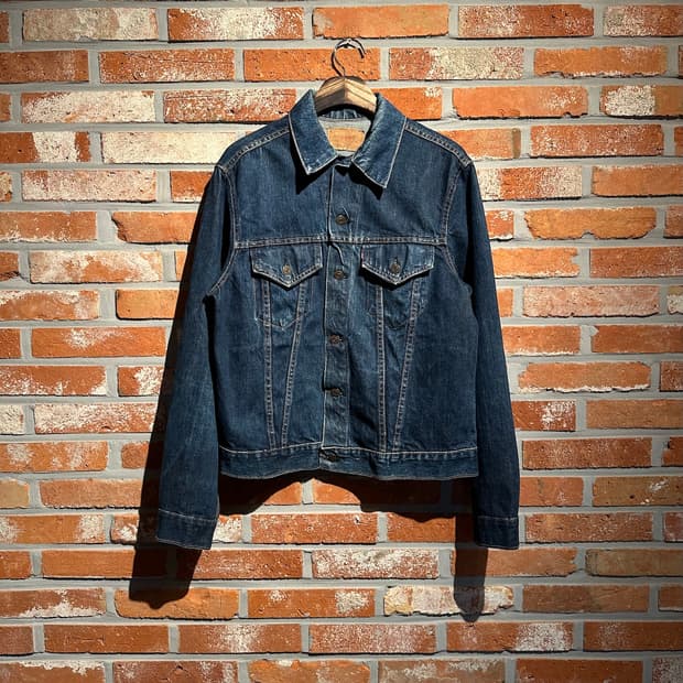 70s USA 빈티지 리바이스 70505 빅E 데님 트러커 자켓
