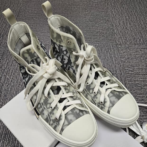 [특가][정품]디올 오블리크 하이탑 스니커즈