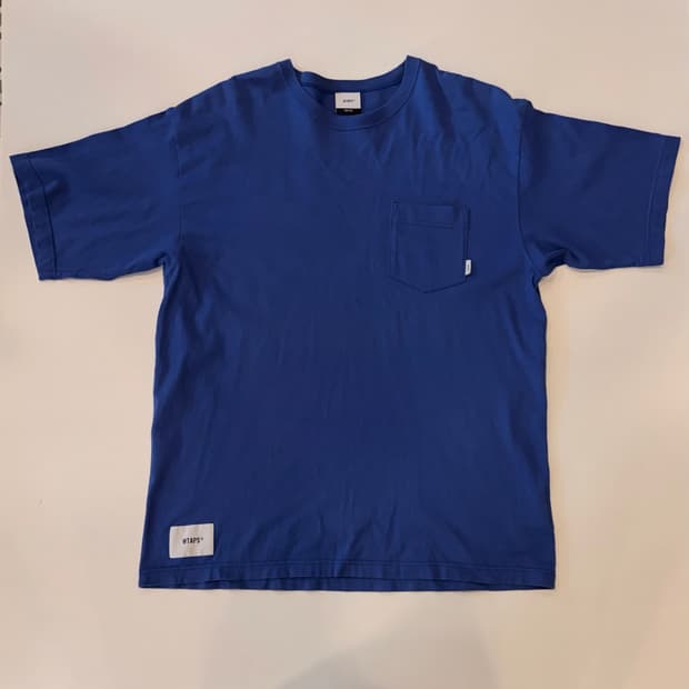 WTAPS / Blank Pocket SS Tee - Blue