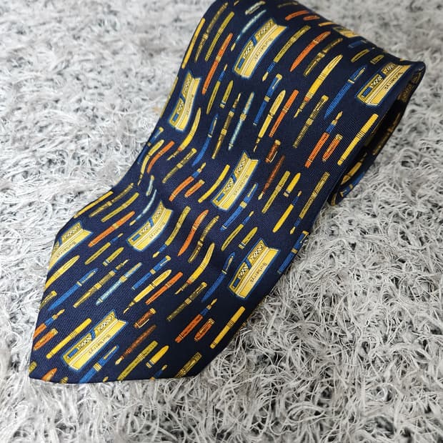 버버리Burberry 클래식 만년필 패턴 넥타이 Free - N10