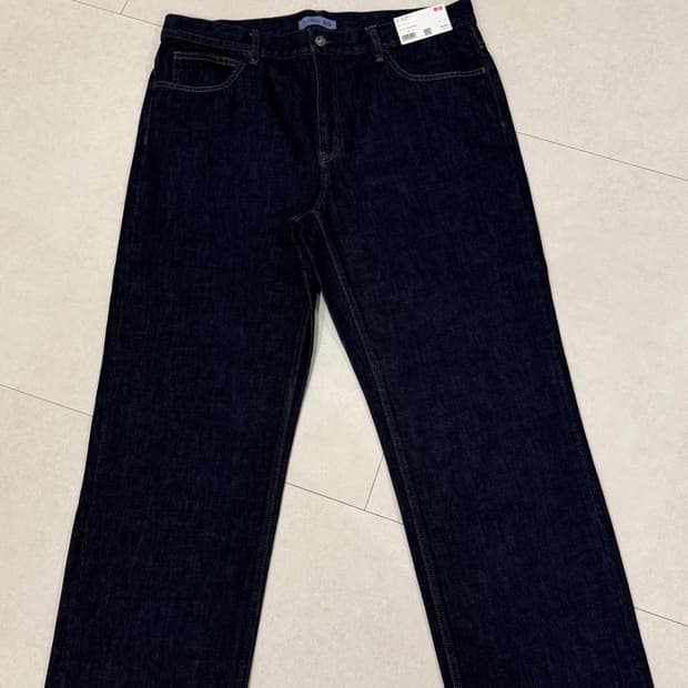 유니클로 jw앤더슨 데님 68블루 36