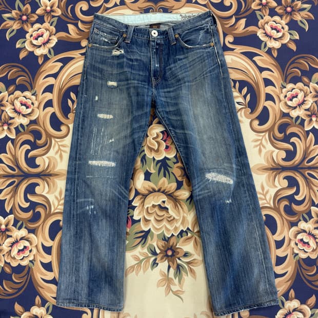 (34)리바이스 Levis 523 데미지 데님팬츠