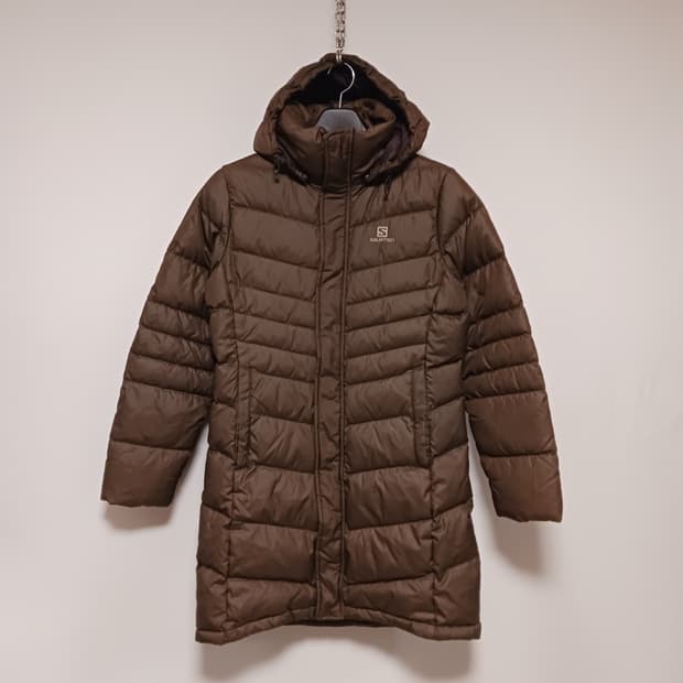 살로몬 여성 프랑스 오리털 하프패딩