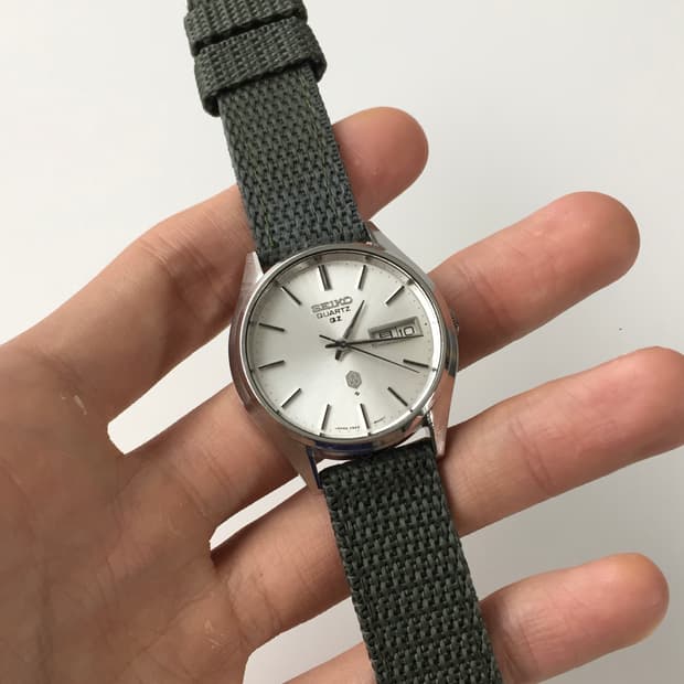 70s seiko qz day-date quartz