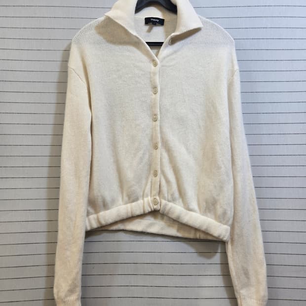 Theory 띠어리 케시미어 100% 아이보리 가디건