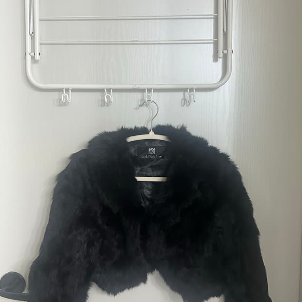 빈티지크롭퍼자켓