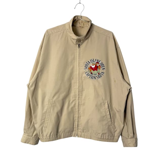 90s 캡틴 산타 집업 자켓