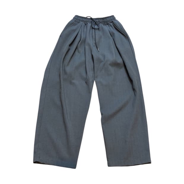 DNSR 딥 포턱 플로우 밴딩 팬츠 차콜