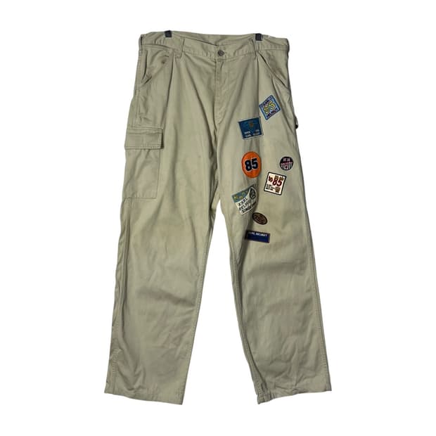 [KARL HELMUT] 칼헬무트 핑크하우스 멀티패치 카고팬츠