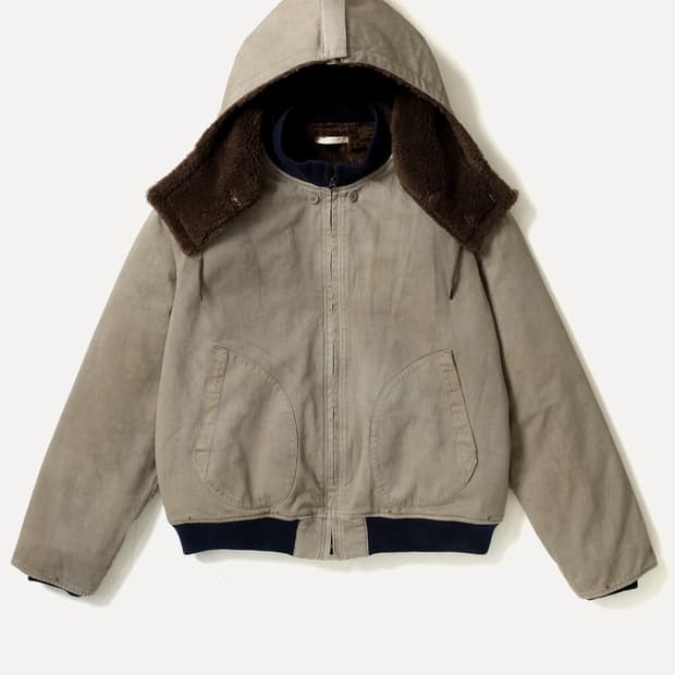 [2] A.presse 아프레쎄 빈티지 WW2 US 네이비 덱 후드 자켓