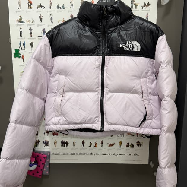 노스페이스 크롭패딩