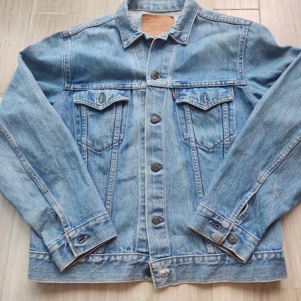 90s 리바이스 커스텀 데님 자켓 S