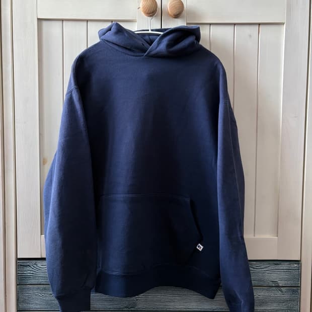 [L] 러셀애슬레틱 90‘s 후드티 네이비