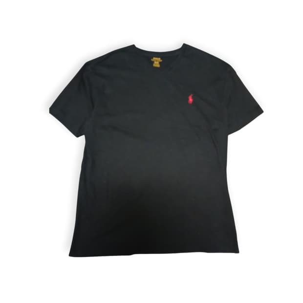 폴로 기본 블랙 반팔티 