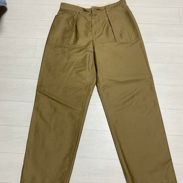 러프사이드 25fw 덱팬츠 카키베이지 2