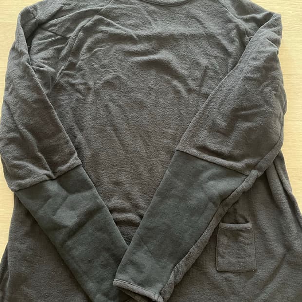 [S] 해칭룸 Incision Tee Blue Charcoal