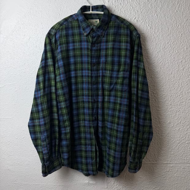 L.L Bean 엘엘빈 체크 플란넬 셔츠