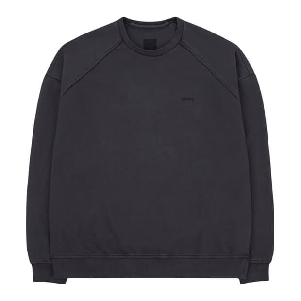 준지 (Juun.J) 22SS 가먼트 다잉 스웨트셔츠 그레이