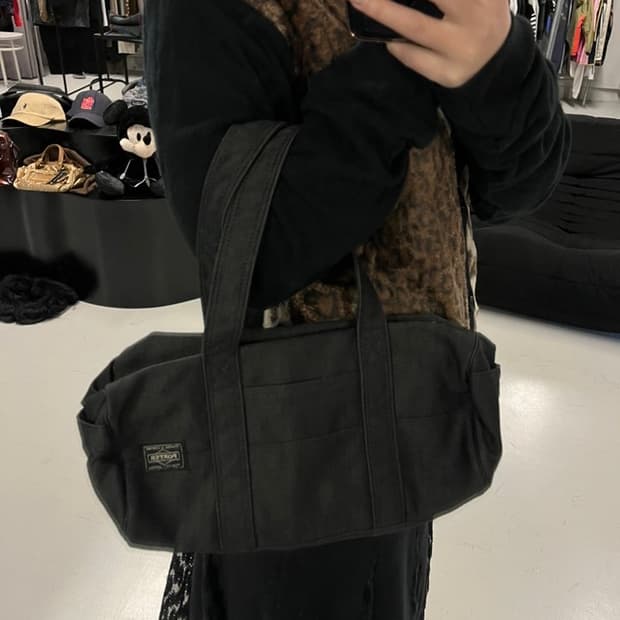 PORTER mini boston bag chacoal 