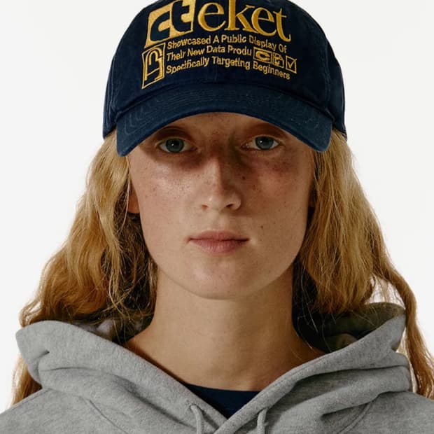 테켓 모자 볼캡 네이비